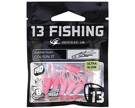 13 Fishing® Cousin It Soft Bait - Bubble Gum