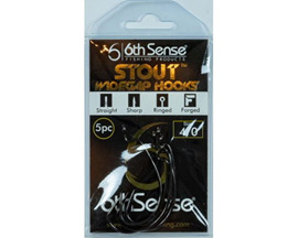 6th Sense Fishing® Stout 4/0 Widegap Worm Hooks 5 PK