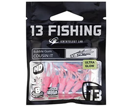 13 Fishing® Cousin It Soft Bait - Bubble Gum
