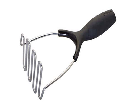 Good Cook® Touch Stainless Steel Potato Masher - Black/Silver