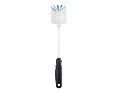 OXO® Good Grips 2 in. Soft/Medium Bristle Plastic Rubber Handle Bottle Brush