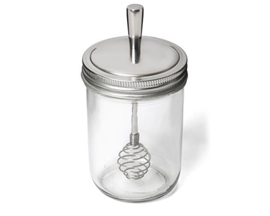 Jarware® Wide Mouth Decorative Jar Lid Honey Dripper