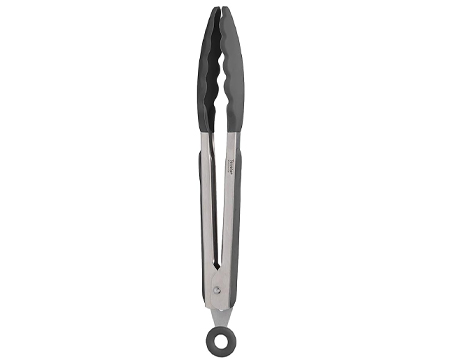 Tovolo® Elements Silicone Tongs - Charcoal