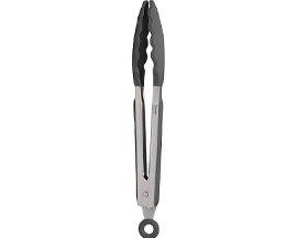 Tovolo® Elements Silicone Tongs - Charcoal