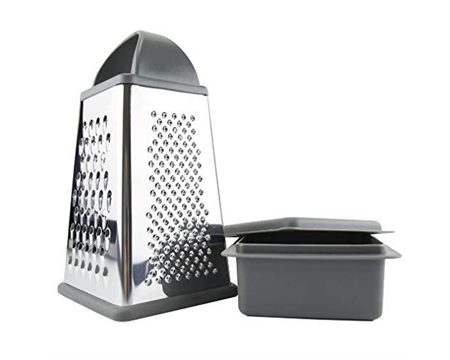 Tovolo® Elements Box Grater w/ Storage - Charcoal