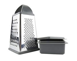 Tovolo® Elements Box Grater w/ Storage - Charcoal
