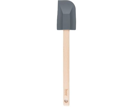 Tovolo® Elements Wood Handle Silicone Spatula - Charcoal