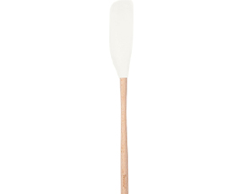 Tovolo® Silicone Jar Scraper with Wood Handle - White