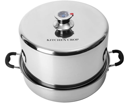 Kitchen Crop Large Stainless Steel Steam Canner