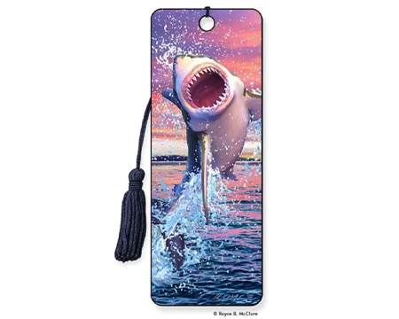 Leaping Shark Bookmark