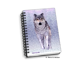 Snow Wolf Notebook