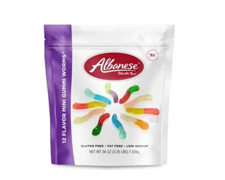 Albanese® Mini Gummi Worms 12 Flavors 36 oz