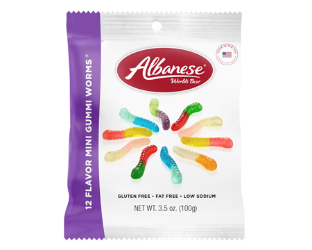 Albanese® Mini Gummy Worms 3.5 oz