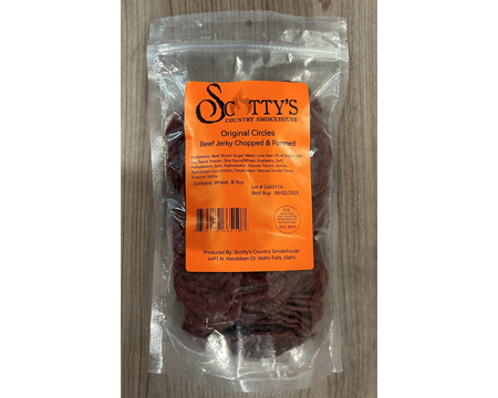 Scotty's Original Beef Jerky Circles 10 oz