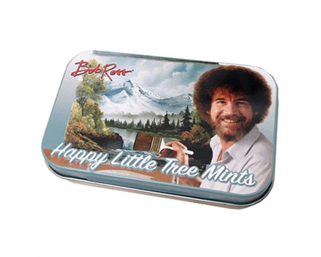 Bob Ross Happy Little Tree Tin