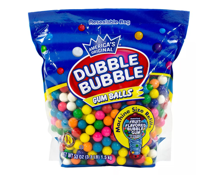 Dubble Bubble® Assorted Gumballs 53 oz