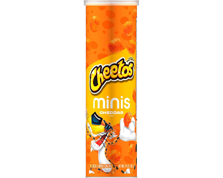 Cheetos® Minis Cheddar Bites Canister 