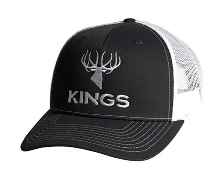 Kings Embroidered Logo Hat - Charcoal
