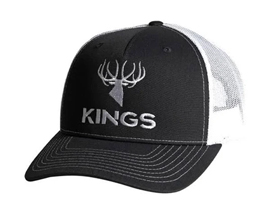 Kings Embroidered Logo Hat - Charcoal