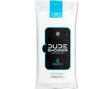 Dude Shower Wipes 8 Ct