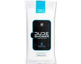 Dude Shower Wipes 8 Ct