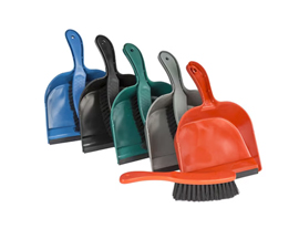 Dust Pan 8.5" with Brush