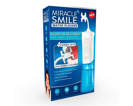 Miracle Smile® Water Flosser - White