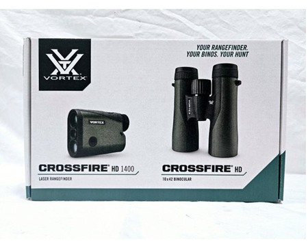 Vortex® Crossfire Combo Binocular/Rangefinder 10x42