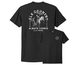 Muley Freak Buckin' Bull Tee - Black