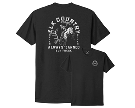 Muley Freak Buckin' Bull Tee - Black