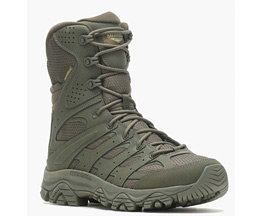 Merrell® Men's Moab Tactical Zip Waterproof Boots - Dark Olive