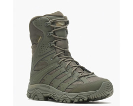 Merrell® Men's Moab Tactical Zip Wide Waterproof Boots - Dark Olive
