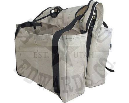 Canvas Saddle Pack Bag W/o Flaps