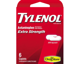 Tylenol® 500 mg. Extra Strength Acetaminophen