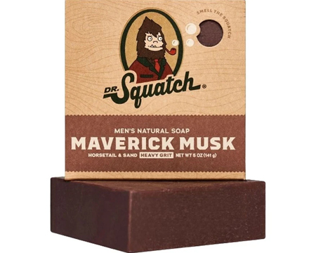 Dr. Squatch® Men's Natural Soap Bar - Maverick Musk
