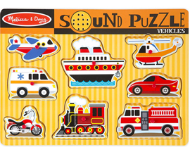 Melissa & Doug® Vehicles Sound Puzzle
