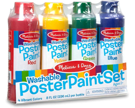 Melissa & Doug® Poster Paint 4 Pack
