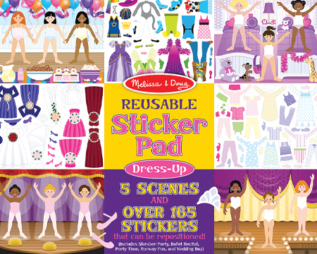 Melissa & Doug® Dress-Up Reusable Sticker Book