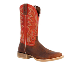 Durango® Men's Rebel Pro Pro Embroidery Square Toe Western Boots - Brown/Red