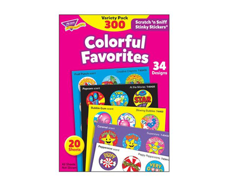 Colorful Favorites Scratch 'n Sniff Stickers 