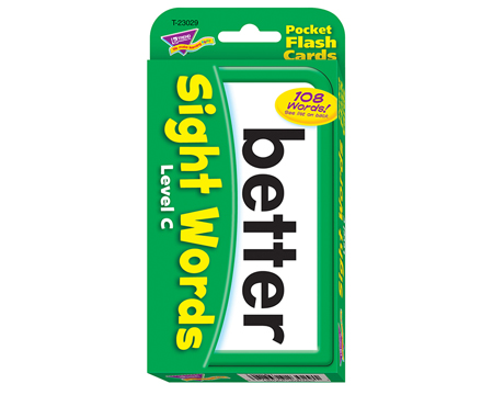 Sight Words C Flash Cards