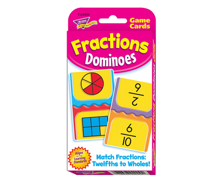 Fraction Dominoes Flash Cards