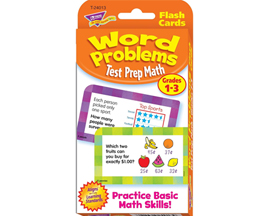 Word Problems Flash Cards Grade 1-3