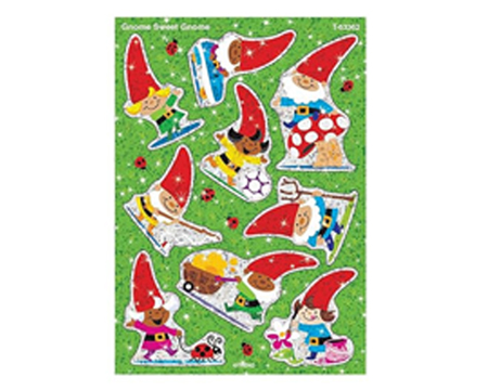 Gnome Sweet Gnome Sparkle Stickers