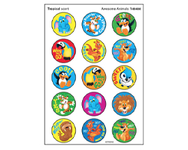 Awesome Animals Tropical Scratch 'n Sniff Stickers