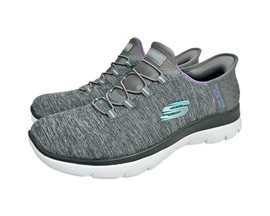 Skechers® Women's Dazzling Haze Sneakers Wide Summit Sneakers - Grey