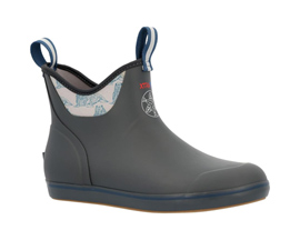 XtraTuf® Men's Ankle Deck Boot - Dark Shadow Walrus Print