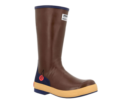 XtraTuf® Men's Legacy Rugged Seas 15" Work Boots - Brown / Naval Academy