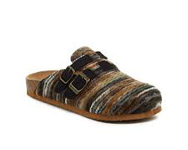 Rocket Dog® Women's Abel Plus Slipper - Brown Stripe Mule
