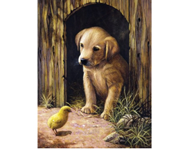 Paint By Number Kit - Labrador Puppy 